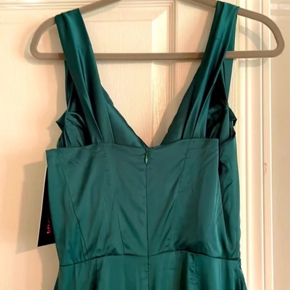 Moda Glam Emerald Delilah Corset Gown, Brand New! - Picture 6 of 7